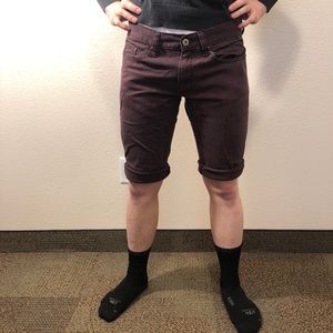 Men’s corduroy cutoff shorts
